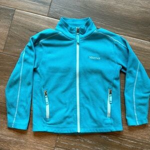 Marmot girls polar fleece zip front jacket size medium